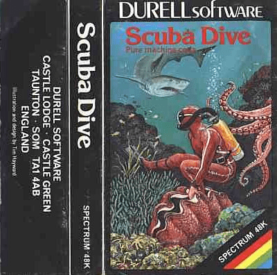 Scuba Dive box art for ZX Spectrum